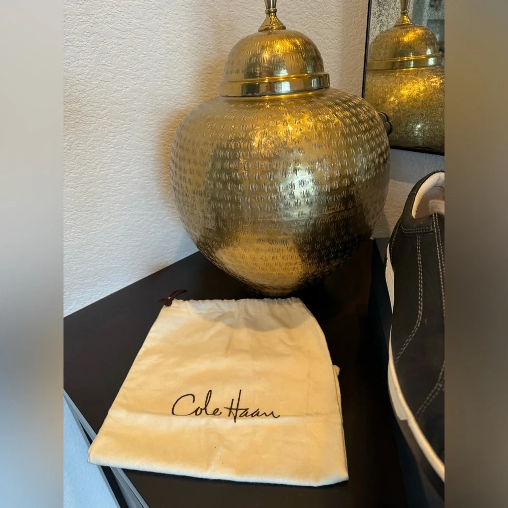 Cole Haan “New” Quincy Sport OX II men’s black leather lining/insole sneaker - Picture 3 of 10